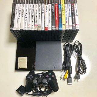 プレイステーション2(PlayStation2)のPS2 SCPH-90000本体＋ソフト20本セット(家庭用ゲーム機本体)