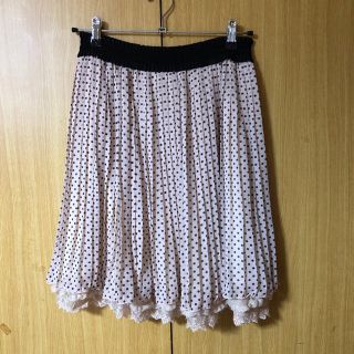 アクシーズファム(axes femme)のシフォンプリーツスカート(ひざ丈スカート)