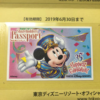 ディズニー(Disney)の【使用済】35周年ディズニーパスポート(その他)