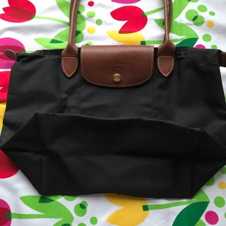 ロンシャン(LONGCHAMP)の【中古】ロンシャン プリアージュ ブラック (トートバッグ)