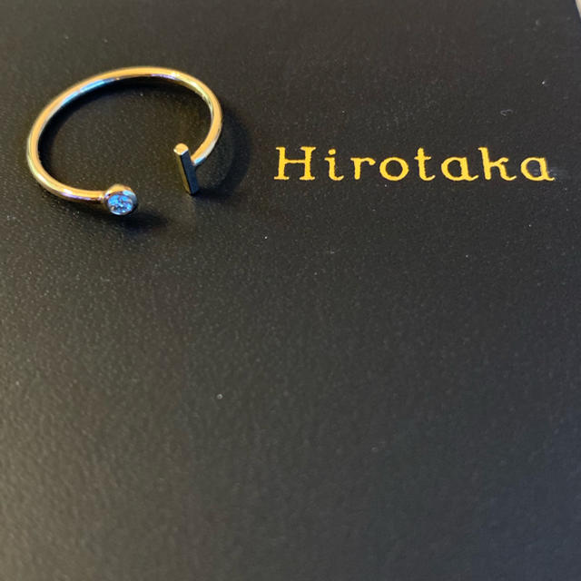 【Hirotaka】gold★10k★9号★ダイヤモンド