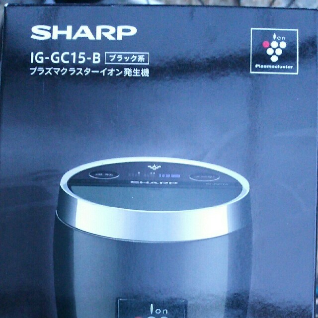 SHARP(シャープ)のシャープ プラズマクラスターイオン発生機 IG-GC15-B スマホ/家電/カメラの生活家電(空気清浄器)の商品写真