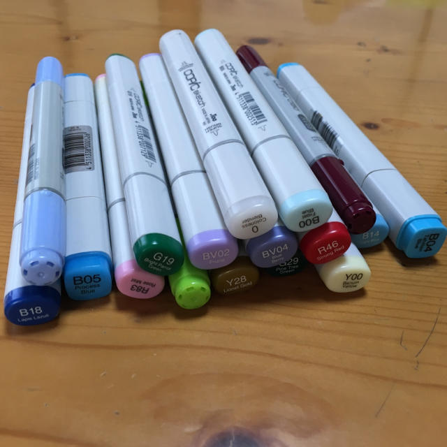 TOOLS(ツゥールズ)の中古★コピック★37本セット★COPIC★画材★カラーマーカー エンタメ/ホビーのアート用品(カラーペン/コピック)の商品写真