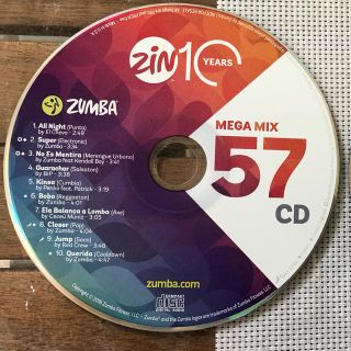 ズンバ(Zumba)のZUMBA CD / MEGA MIX VOLUME 57(スポーツ/フィットネス)