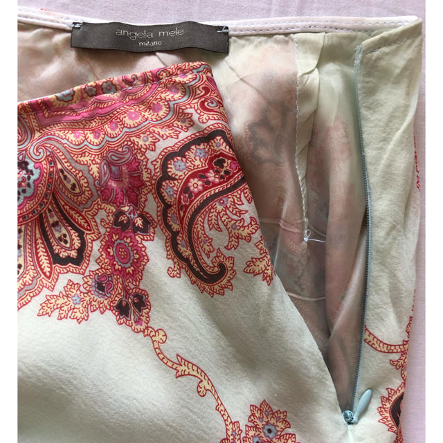 IENA(イエナ)のmade in Italy シルク100% ペイズリースカート レディースのスカート(ひざ丈スカート)の商品写真