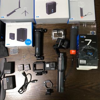 ゴープロ(GoPro)のGo pro hero7 オプション多数(コンパクトデジタルカメラ)