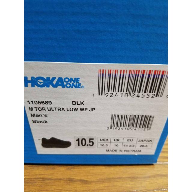 28.5cm HOKA ONE ONE TOR ULTRA LOW WP JPBLACKサイズ