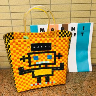 マルニ(Marni)の（＾ν＾）様専用 MARNI ピクニックバッグ ラージ ロボット(かごバッグ/ストローバッグ)