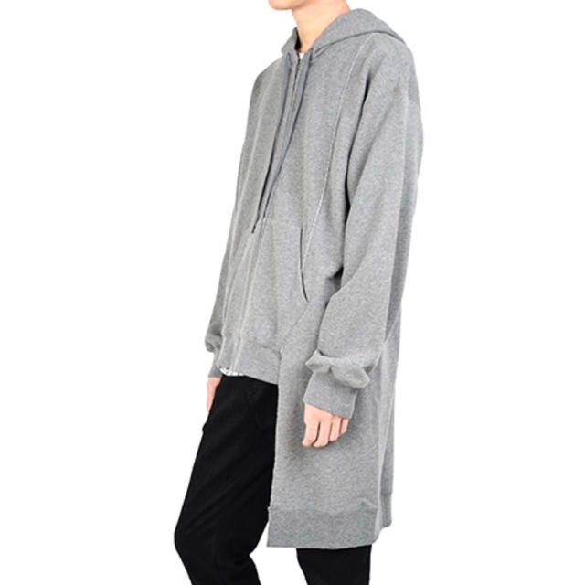 LAD MUSICIAN(ラッドミュージシャン)のLAD MUSICIAN ASYMMETRY ZIP UP PARKA  メンズのトップス(パーカー)の商品写真