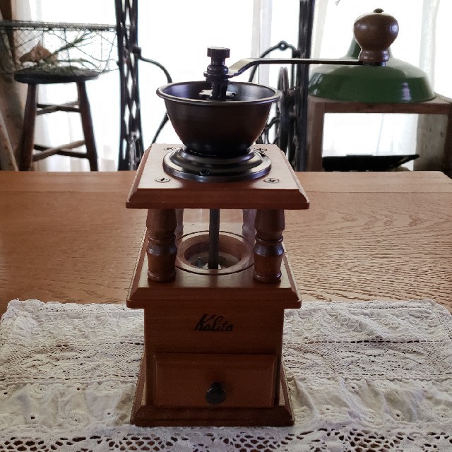 アンティーク レトロ Kalita カリタ 手挽き コーヒーミル