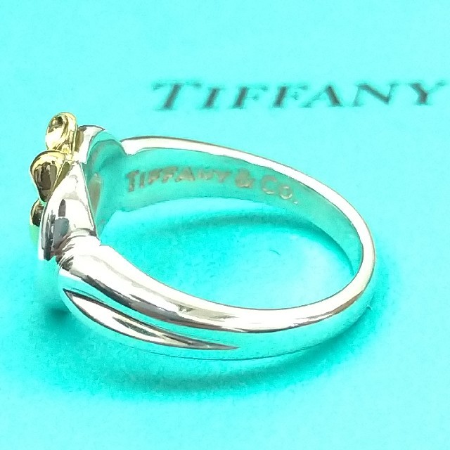 Tiffany & Co. - ティファニーリング ハート K18/SVコンビ 8号の通販 by maa shop｜ティファニーならラクマ