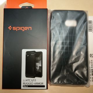 シュピゲン(Spigen)のhtc u11 spigen 耐衝撃ケース　tpu(Androidケース)