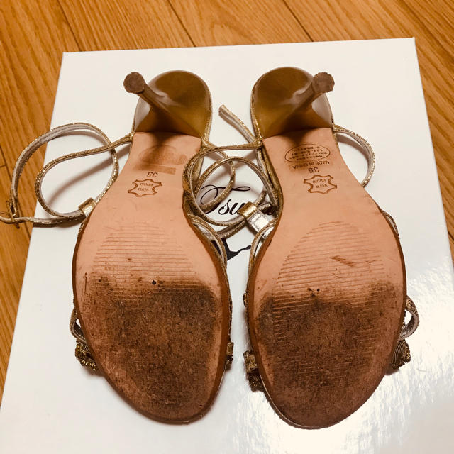 TSURU by Mariko Oikawa(ツルバイマリコオイカワ)のツルバイマリコオイカワ tsuru リボン サンダル レディースの靴/シューズ(サンダル)の商品写真