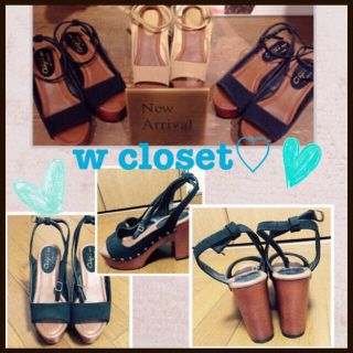 ダブルクローゼット(w closet)のw closet♡定価6156円です！(サンダル)