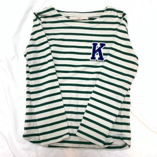 カージュ(Khaju)のロゴボーダーカットソー(カットソー(長袖/七分))