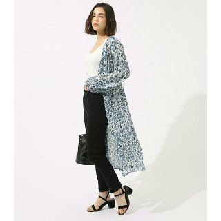 アズールバイマウジー(AZUL by moussy)のアズールbyマウジー AZUL BY MOUSSY ペイズリープリントガウン(カーディガン)