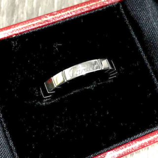 カルティエ(Cartier)のカルティエ ラニエール リング 指輪 K18 750WG 52  12号 (リング(指輪))