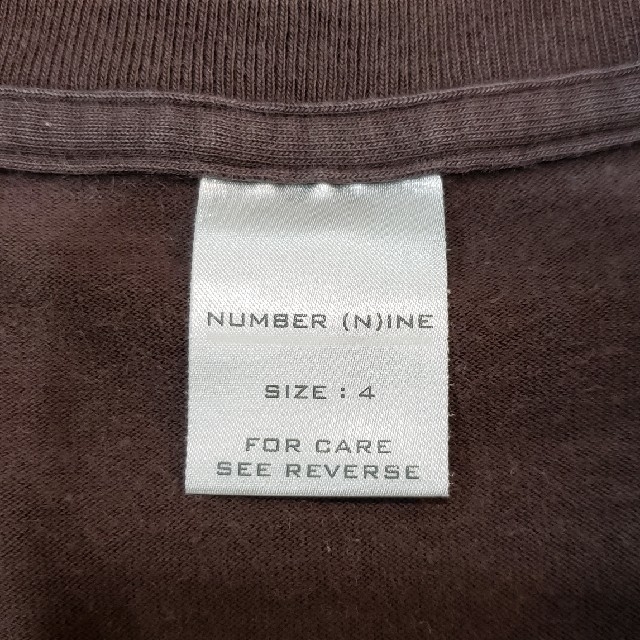 NUMBER (N)INE(ナンバーナイン)のNUMBER (N)INE  Tシャツ メンズのトップス(Tシャツ/カットソー(半袖/袖なし))の商品写真