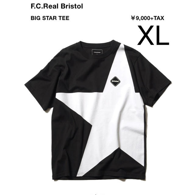 ブラック fcrb XL BIG STAR TEE Tシャツ ブリストル | フリマアプリ ラクマ