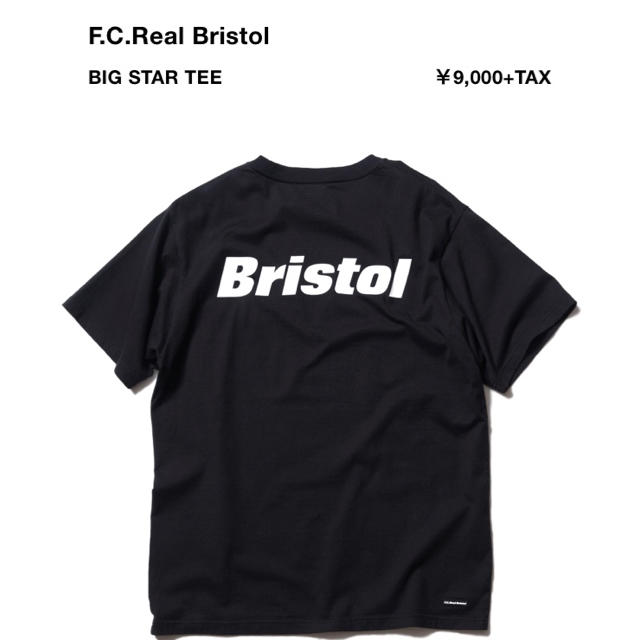 F.C.R.B. - ブラック fcrb XL BIG STAR TEE Tシャツ ブリストルの通販 