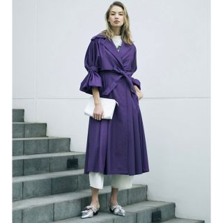 Ameri VINTAGE(トレンチコート ・ パープル/紫色系)のフリマ Ameri VINTAGE(トレンチコート ・ パープル/紫色系)のフリマ