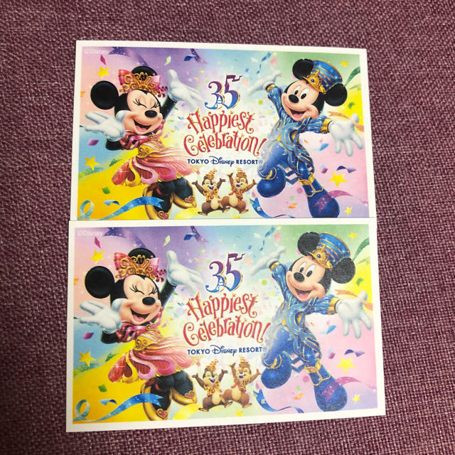 Disney(ディズニー)の＊専用＊ディズニーペアチケット チケットの施設利用券(遊園地/テーマパーク)の商品写真