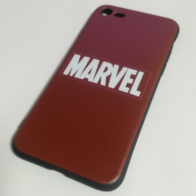 MARVEL(マーベル)のMARVEL ロゴ iPhone7/8 ケース 赤 カバー マーベル スマホ/家電/カメラのスマホアクセサリー(iPhoneケース)の商品写真