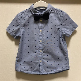 エイチアンドエム(H&M)のH&M 蝶ネクタイシャツ サイズ100(ドレス/フォーマル)