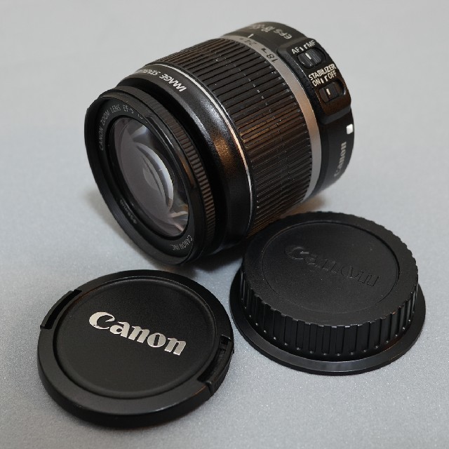 Canon(キヤノン)のEF-S 18-55mm 3.5-5.6 IS 実用品　キヤノン スマホ/家電/カメラのカメラ(レンズ(ズーム))の商品写真