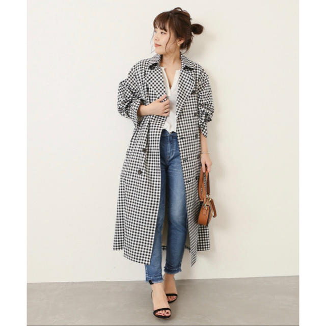 みーー様専用 Spick & Span サキゾメギンガムチェックコート みーー様専用 Spick & Span サキゾメギンガムチェックコート
