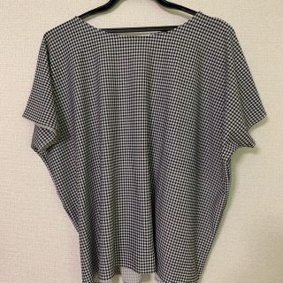 ショコラフィネローブ(chocol raffine robe)のギンガムチェックトップス(カットソー(半袖/袖なし))