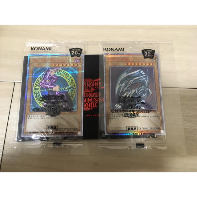 遊戯王 WCS2018 青眼の白龍 ブラックマジシャン 20thシク 遊戯王 WCS2018 青眼の白龍 ブラックマジシャン 20thシク