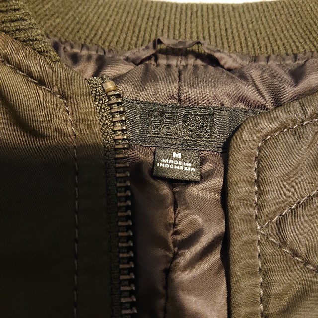 UNIQLO - UNIQLOユニクロMA-1 ブルゾン カーキMの通販 by