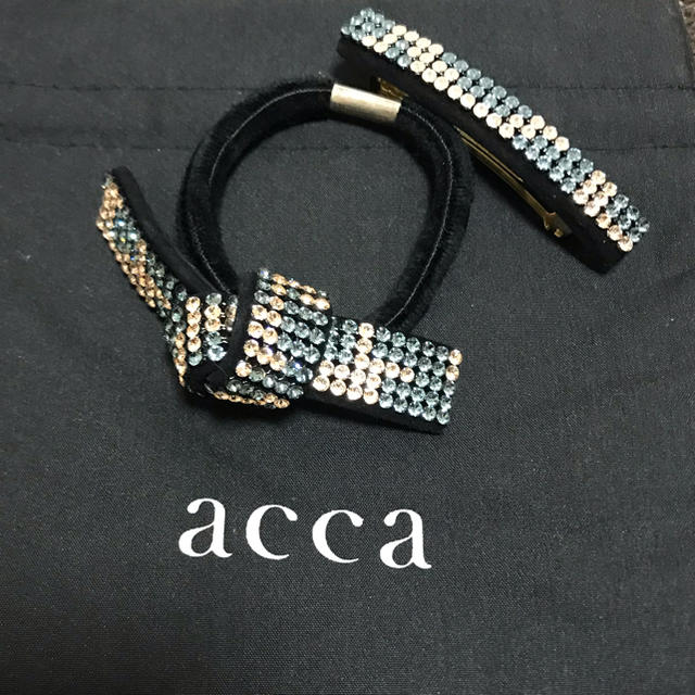 acca ヘアゴム&バレッタセット