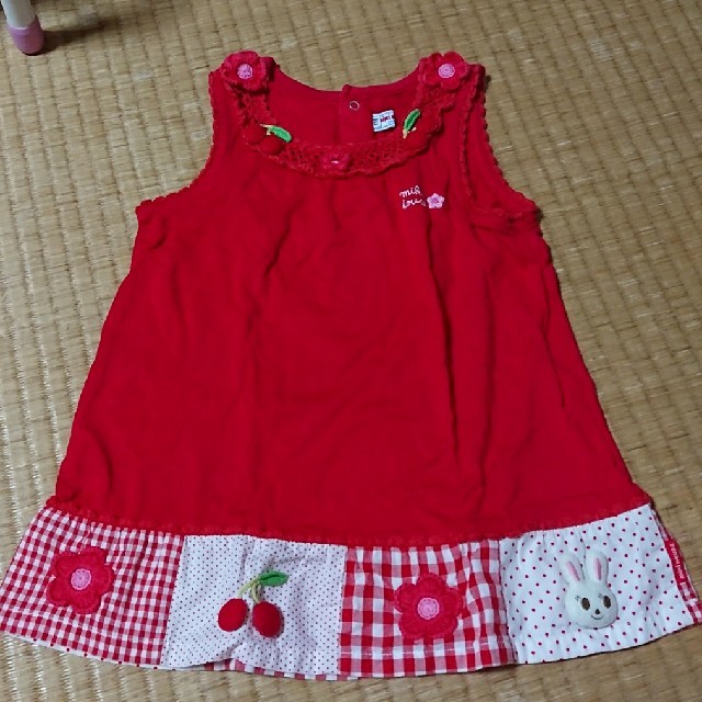 mikihouse(ミキハウス)のMIKI HOUSE キッズ/ベビー/マタニティのベビー服(~85cm)(ワンピース)の商品写真