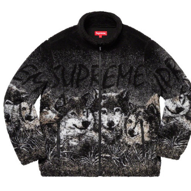 Supreme - Mサイズ supreme Wolf Fleece Jacket