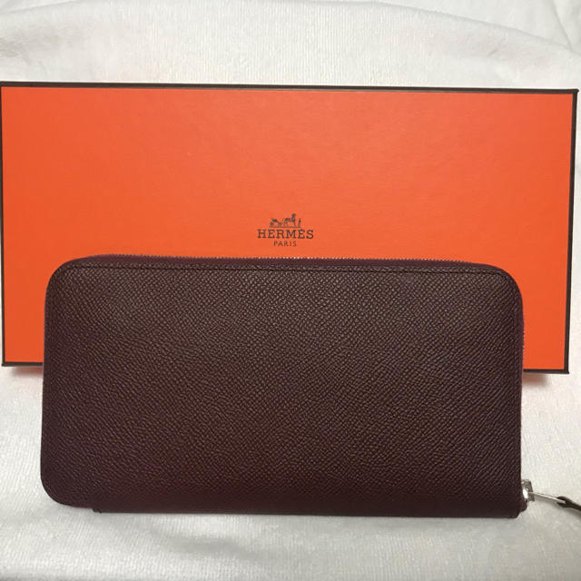 【美品】HERMES エルメス アザップ ロング シルクイン 長財布