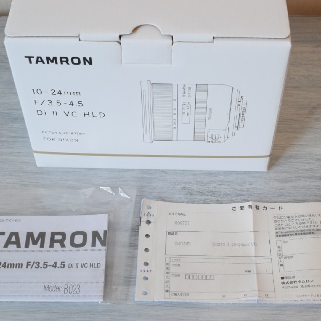 TAMRON(タムロン)の★すず様専用★タムロン　広角レンズ　10-24　中古美品 スマホ/家電/カメラのカメラ(レンズ(ズーム))の商品写真