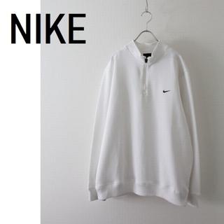 ナイキ(NIKE)のNIKE ハーフジップカットソー　白　used(Tシャツ/カットソー(七分/長袖))
