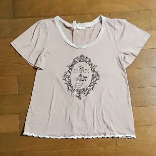 アクシーズファム(axes femme)の値下げ★アクシーズファム ピンクベージュTシャツ(Tシャツ(半袖/袖なし))