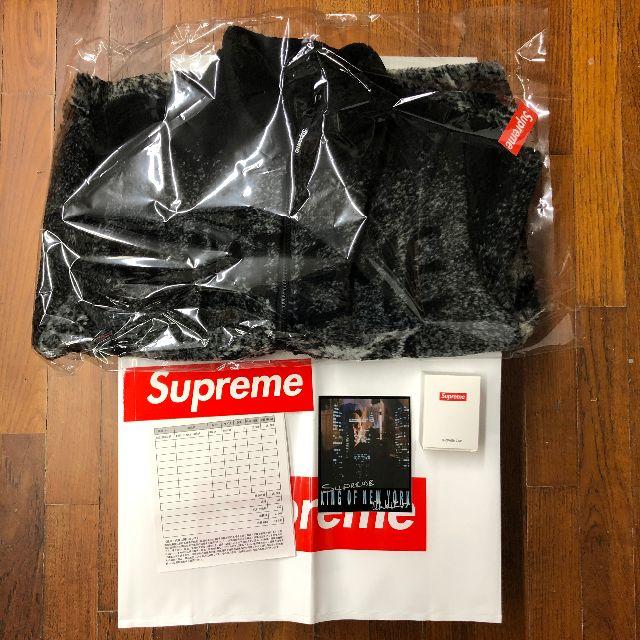 Supreme(シュプリーム)のSupreme Wolf Fleece Jacket 黒 M ウルフ メンズのジャケット/アウター(ブルゾン)の商品写真