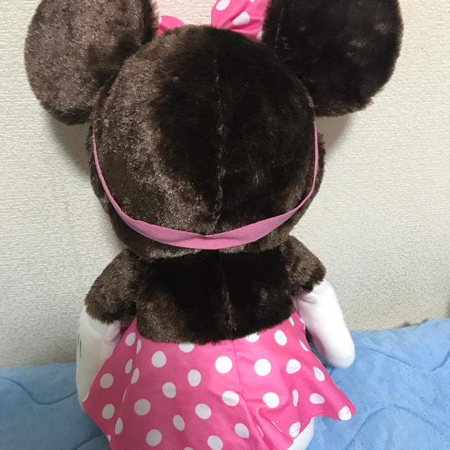 Disney(ディズニー)のミニーちゃん 赤いほっぺ メガジャンボ ぬいぐるみ エンタメ/ホビーのおもちゃ/ぬいぐるみ(ぬいぐるみ)の商品写真