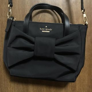 ケイトスペードニューヨーク(kate spade new york)のkatespade ケイトスペード ナイロン リボン バッグ ショルダーバッグ(ショルダーバッグ)