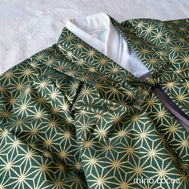 tomoさま専用 handmade baby HAKAMA 80-90cm キッズ/ベビー/マタニティのベビー服(~85cm)(和服/着物)の商品写真