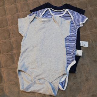 ユニクロ(UNIQLO)のUNIQLO　next baby  半袖ボディスーツ　90サイズ　3枚セット(下着)