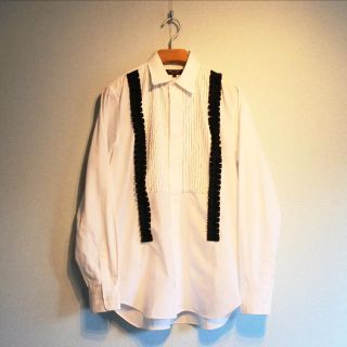 コムデギャルソンオムプリュス(COMME des GARCONS HOMME PLUS)のコムデギャルソンオムプリュス フリルシャツ 05aw【美品】(シャツ)