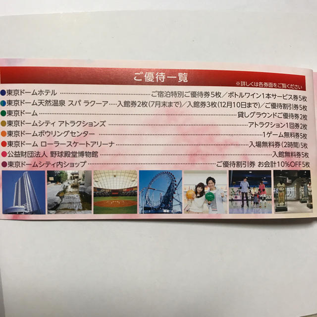 【初売り】 東京ドーム シーズンシート契約者向け優待券