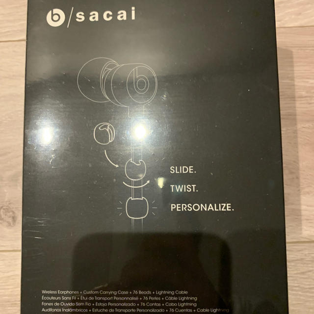 BeatsX  sacai ディープブラック