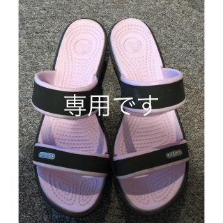 クロックス(crocs)のクロックス  サンダル  ７号(サンダル)