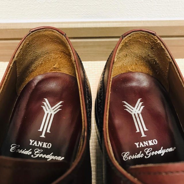 YANKO(ヤンコ)のYANKO(ヤンコ) ストレートチップ セミグローブ サイズ6.5(6 1/2) メンズの靴/シューズ(ドレス/ビジネス)の商品写真